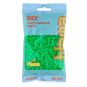 Hama midi perler 207-37 1000 stk. neon grn