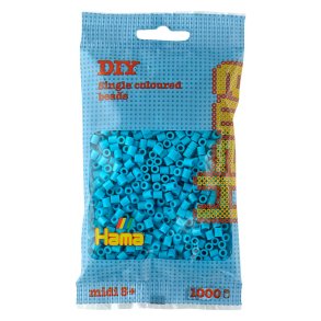 Hama midi perler 207-49 1000 stk. azurbl