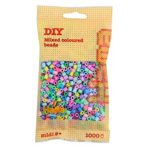 Hama midiprlor 207-50 1000 st. pastellfrgad prlemix