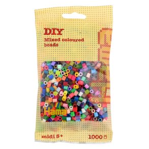 Hama midi perle mix 68 - 1000 stk.