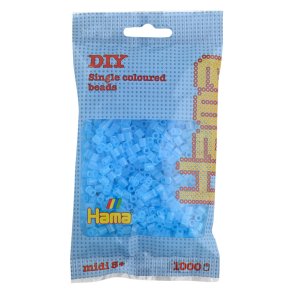 Hama midiprlor 207-73 1000 st. genomskinligt vatten