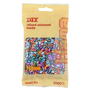 Hama midiprlor 207-90 1000 st. randig blandning