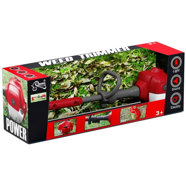 Gr�strimmer med lyd og lys