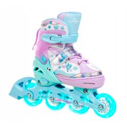 Raven ISLA 3 i 1 lila LED rullskridskor