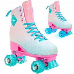 Raven mides side by side pink LED rulleskjter