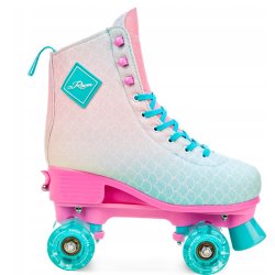 Raven mides side by side pink LED rulleskjter