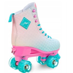 Raven mides side by side pink LED rulleskjter