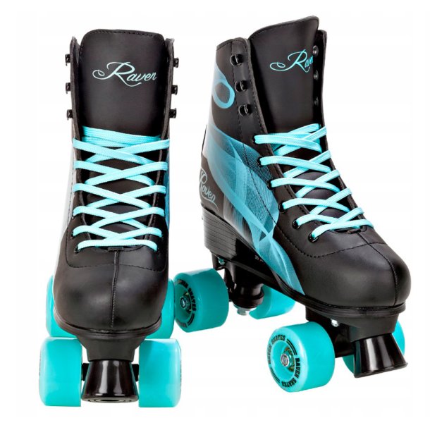 Raven serena black mint side by side rulleskjter