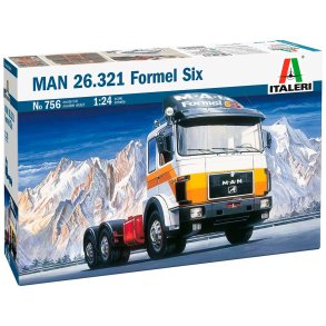 Italeri MAN 23.321 Formula Six lastbil - 1:24
