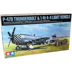 Tamiya P-47D Thunderbolt &amp; 4x4 Jeep - 1:48
