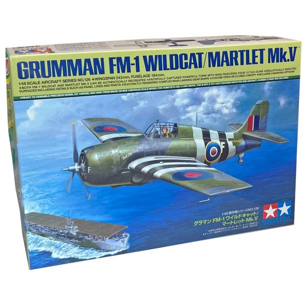 Tamiya Gunmman FM-1 Wildcat / Martlet Mk.V - 1:48