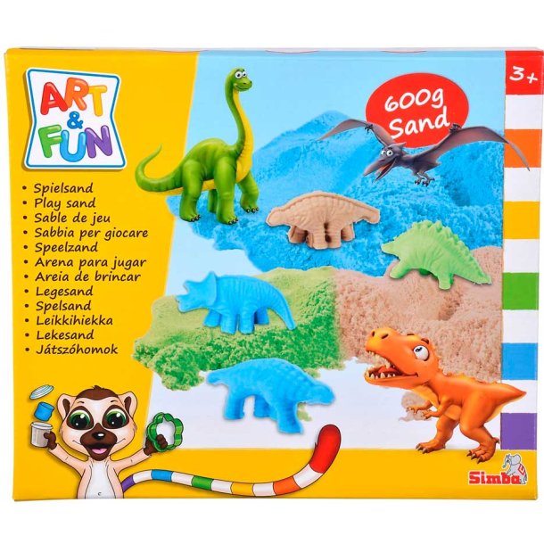  Art & Fun magisk sand med dinosaurie