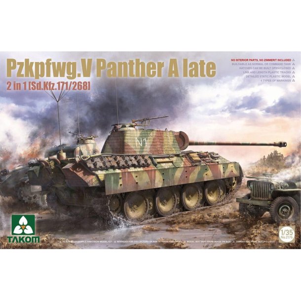 Takom Pzkpfwg.V Panther A sent - 1:35