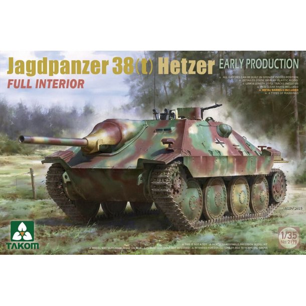 Takom Jagdpanzer 38(t) Hetzer - 1:35