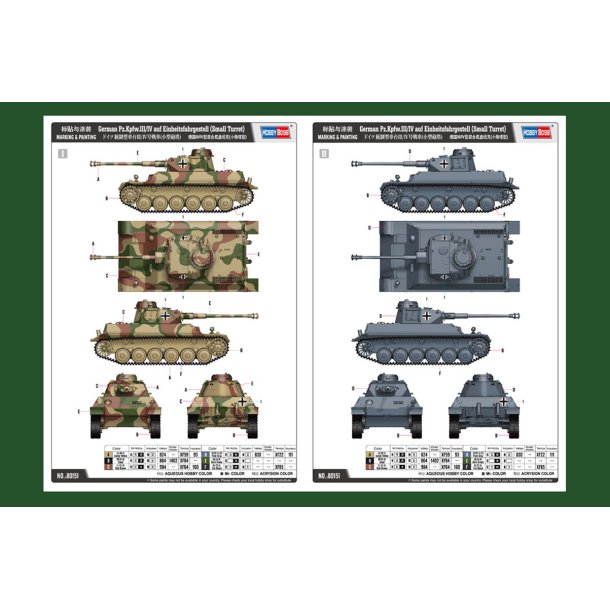 Hobby Boss German Pz.Kpfw.III/IV 1:48 modelkampvogn