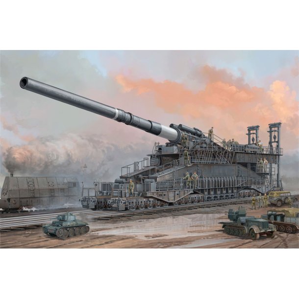 Hobby Boss German 80cm K(E) Railway Gun Dora 1:72