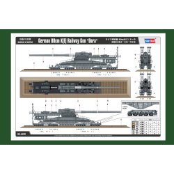 Hobby Boss German 80cm K(E) Railway Gun Dora 1:72