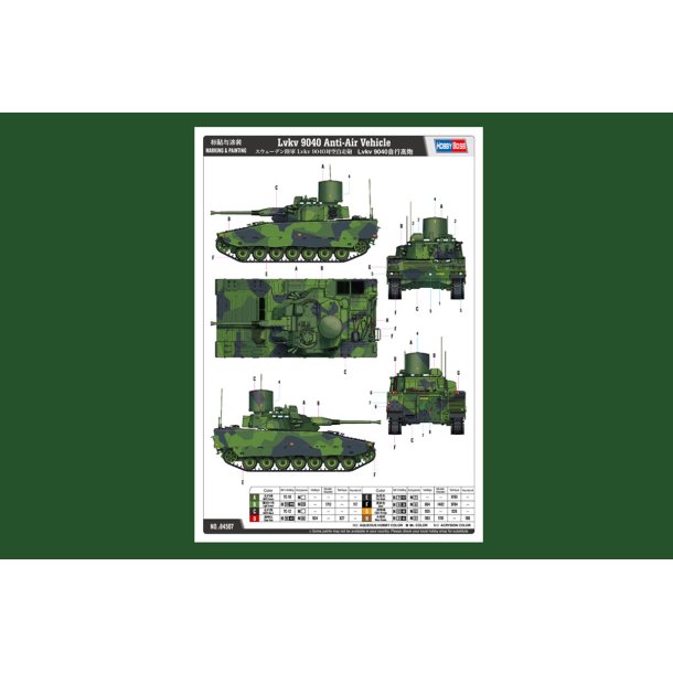 Hobby Boss Lvkv 9040 Anti-Air Vehicle 1:35 modelkampvogn