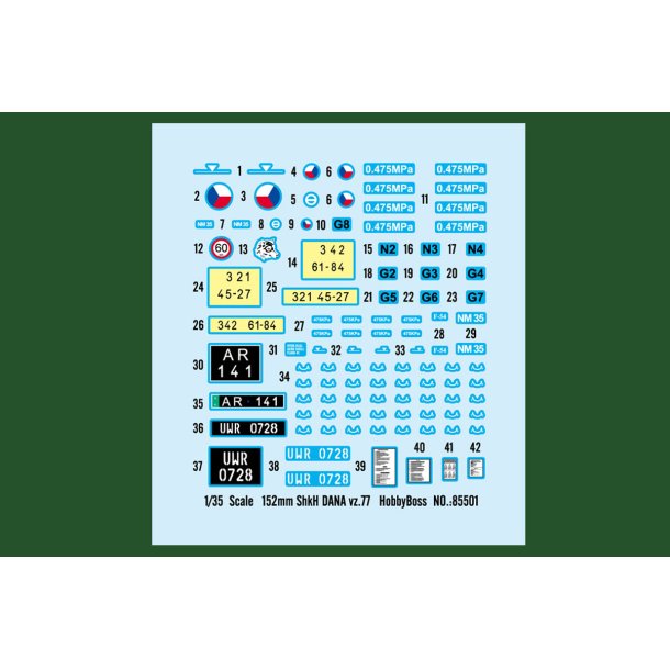 Hobby Boss 152mm ShkH DANA vz.77 1:35 modelkampvogn