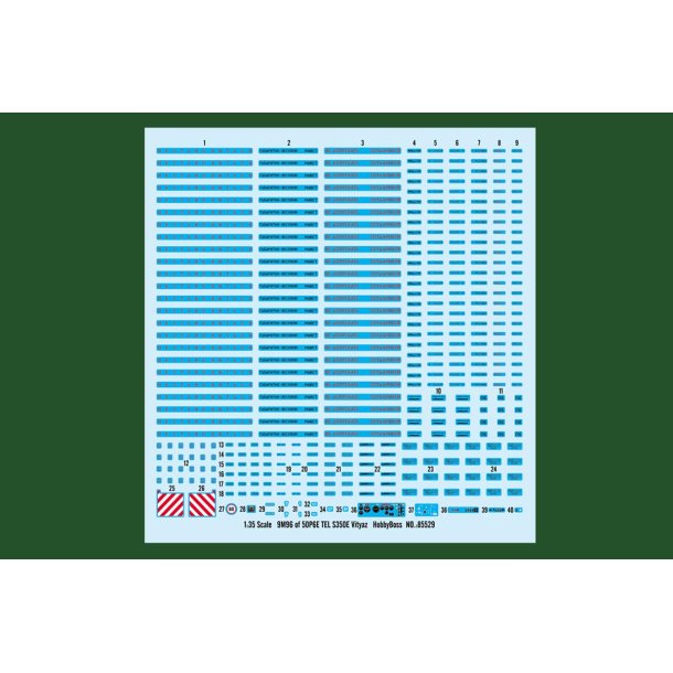 Hobby Boss 9M96 of 50P6E TEL S350E Vityaz 1:35