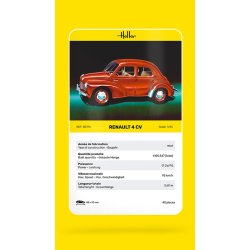 Heller Renault 4 CV - Modelbil 1:43