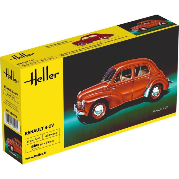 Heller Renault 4 CV - Modellbil 1:43