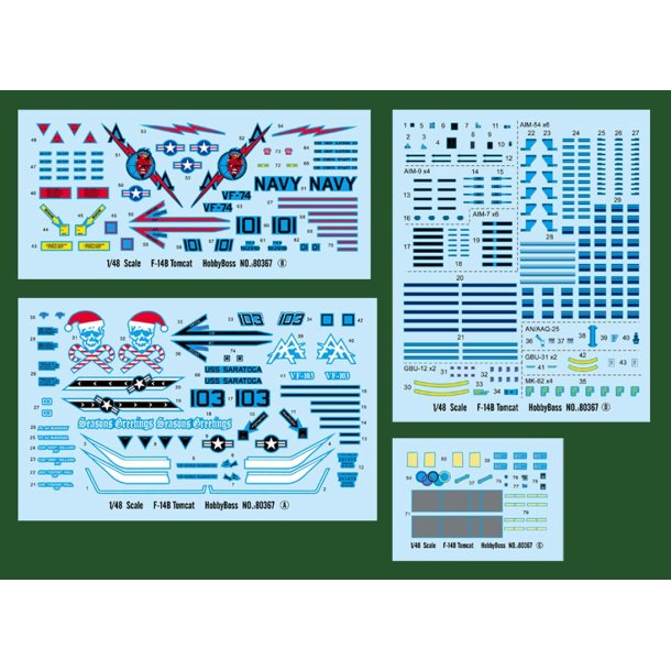 Hobby Boss F-14B Tomcat 1:48 modelfly