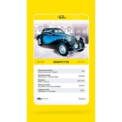 Heller Bugatti T 50 - Modellbil 1:24