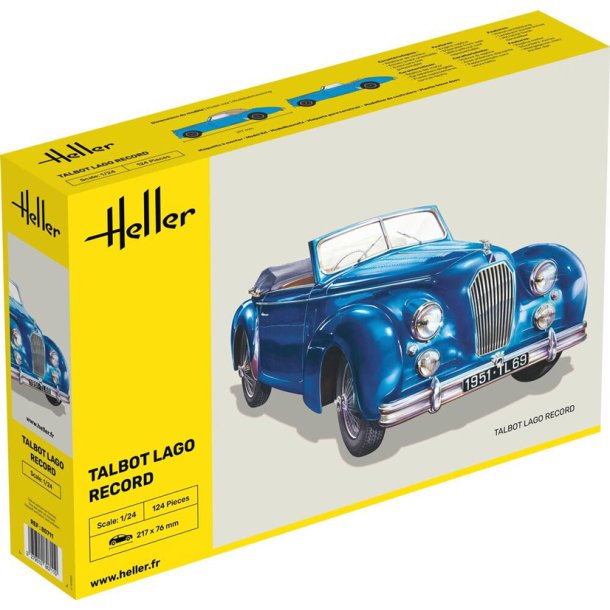 Heller Talbot Lago Record - Modelbil 1:24