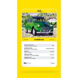 Heller Citroen 2 CV - Modelbil 1:24