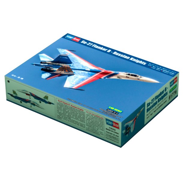 Hobby Boss Su-27 Flanker B Russian Knights 1:48 modelfly