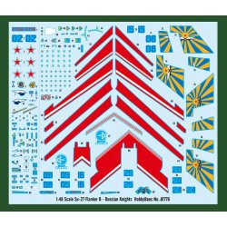 Hobby Boss Su-27 Flanker B Russian Knights 1:48 modelfly