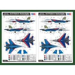 Hobby Boss Su-27 Flanker B Russian Knights 1:48 modelfly