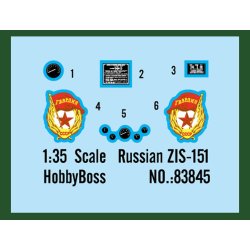 Hobby Boss Russian ZIS-151 1:35 - Modellastbil