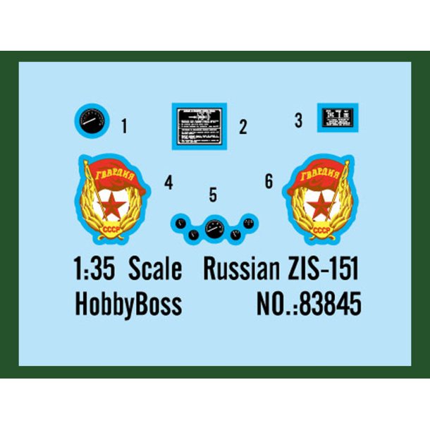 Hobby Boss Russian ZIS-151 1:35 - Modellastbil