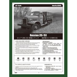 Hobby Boss Russian ZIS-151 1:35 - Modellastbil