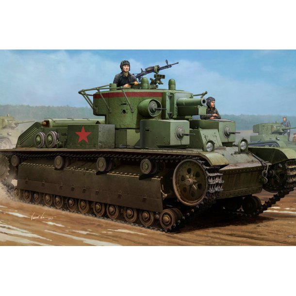 Hobby Boss Soviet T-28 Medium Tank 1:35 - Modelkampvogn