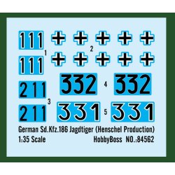 Hobby Boss German Sd.Kfz.186 Jagdtiger 1:35 modelkampvogn