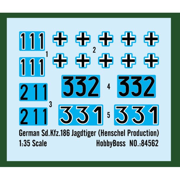 Hobby Boss German Sd.Kfz.186 Jagdtiger 1:35 modelkampvogn