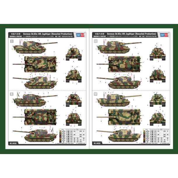 Hobby Boss German Sd.Kfz.186 Jagdtiger 1:35 modelkampvogn
