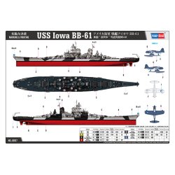 Hobby Boss USS Iowa BB-61 1:350 - Modellfartyg