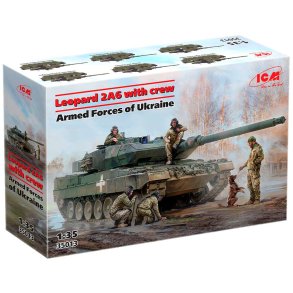 ICM Leopard 2A6 kampvogn fra the Armed Forces of Ukraine - 1:35
