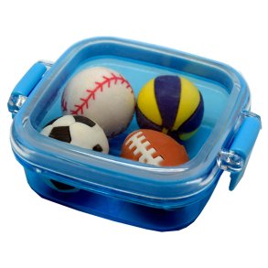 Sportsbolde viskelder - 4 stk.