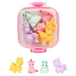 Enhjrning viskelder - 4 stk.