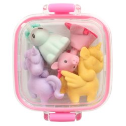 Enhjrning viskelder - 4 stk.