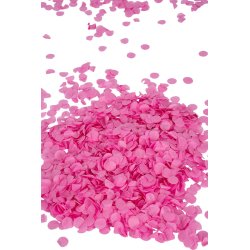 Konfettirr med pink konfetti - 60 cm.