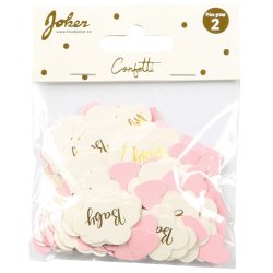 Konfetti i papir - Baby pige