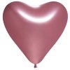 Hj�rtballonger i rosa  5 st. (30 cm)
