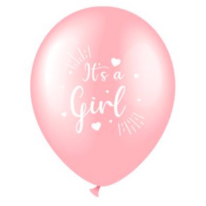 Runda ballonger rosa � 6 st. (30 cm)