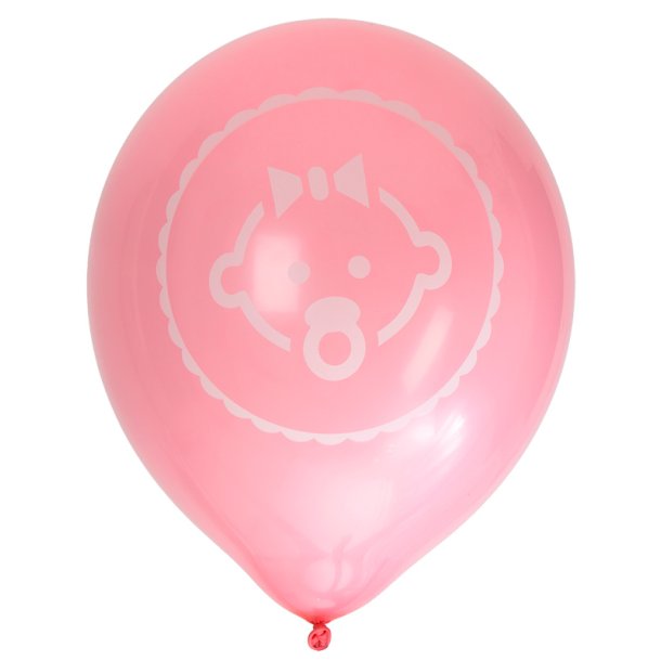 Runde balloner lyserde  8 stk. (30 cm)